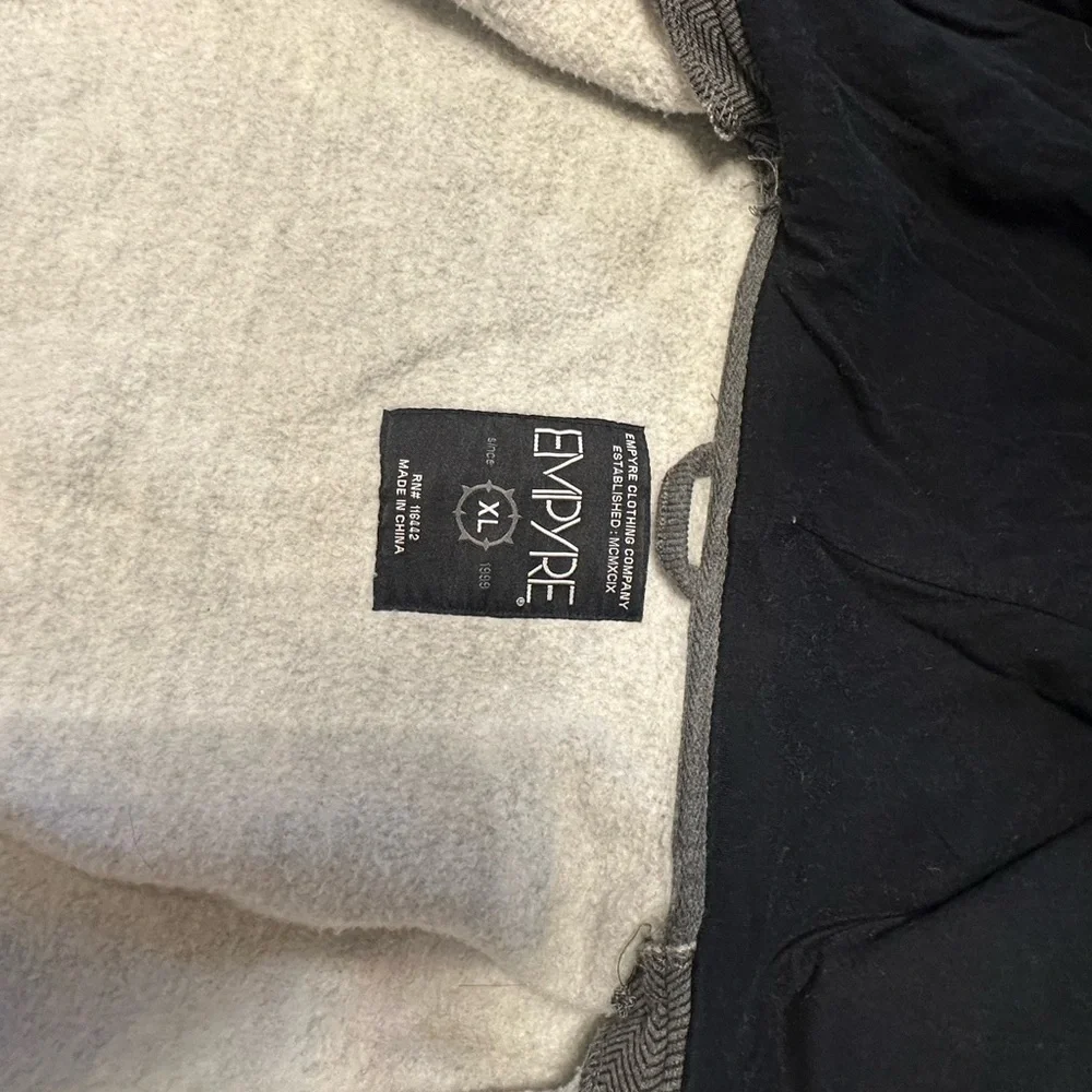 Empyre Gray Hooded Shirt Jacket - Picture 5 of 9